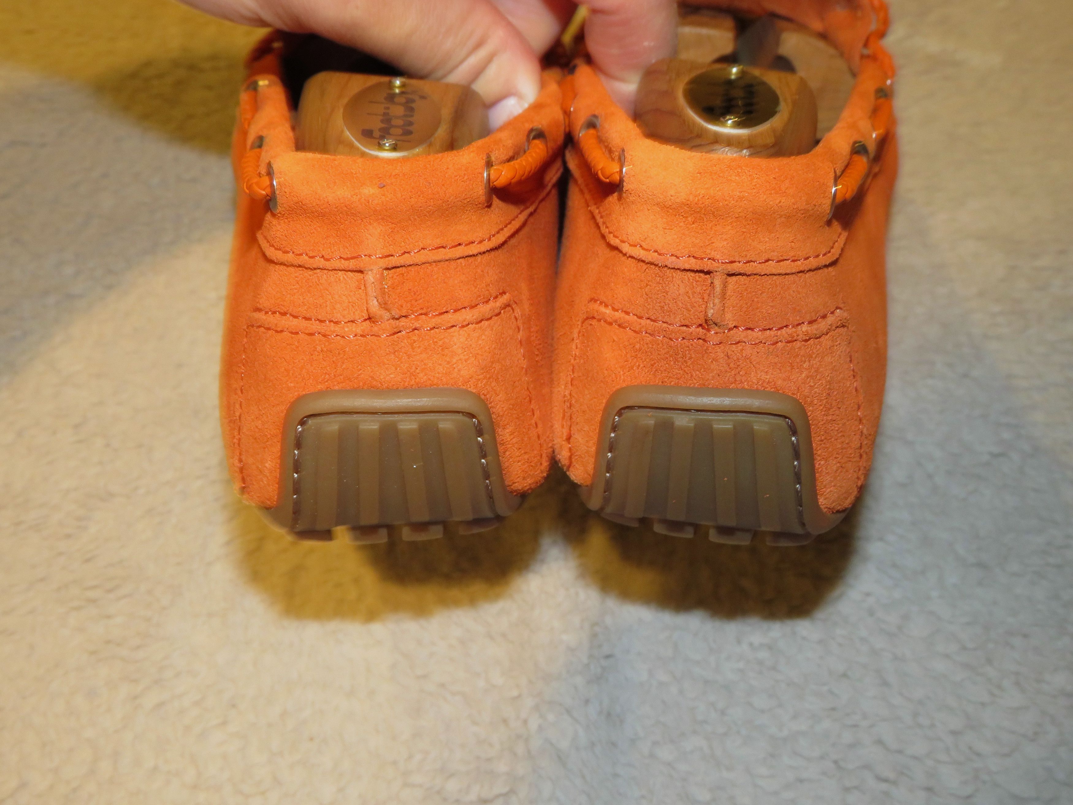 Ralph Lauren Purple Label Harold Orange Calf Skin Tassel Driving Loafers 8D NWB Size US 8 / EU 41 - 8 Thumbnail