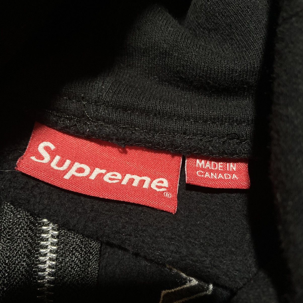 Supreme SUPREME TOPLINE ZIP UP SWEATSHIRT 2019 HOODIE BLACK Size US M / EU 48-50 / 2 - 9 Thumbnail
