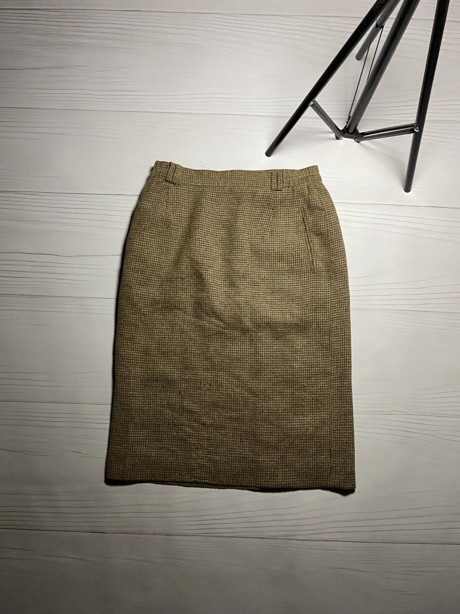 Burberry × Vintage Vintage Burberry’s of London viscose y2k mid skirt Size 28" / US 6 / IT 42 - 2 Thumbnail