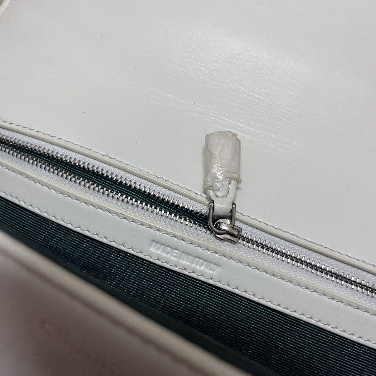 Dior CHRISTIAN DIOR White Grained Leather Diorama Medium Flap Bag Size ONE SIZE - 10 Thumbnail