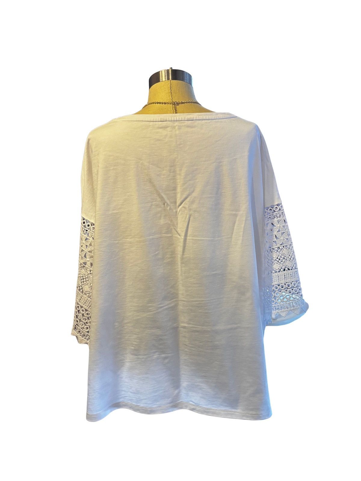 Other Womens white lace Top.wt0225 Size 3XL / US 20-22 - 5 Thumbnail
