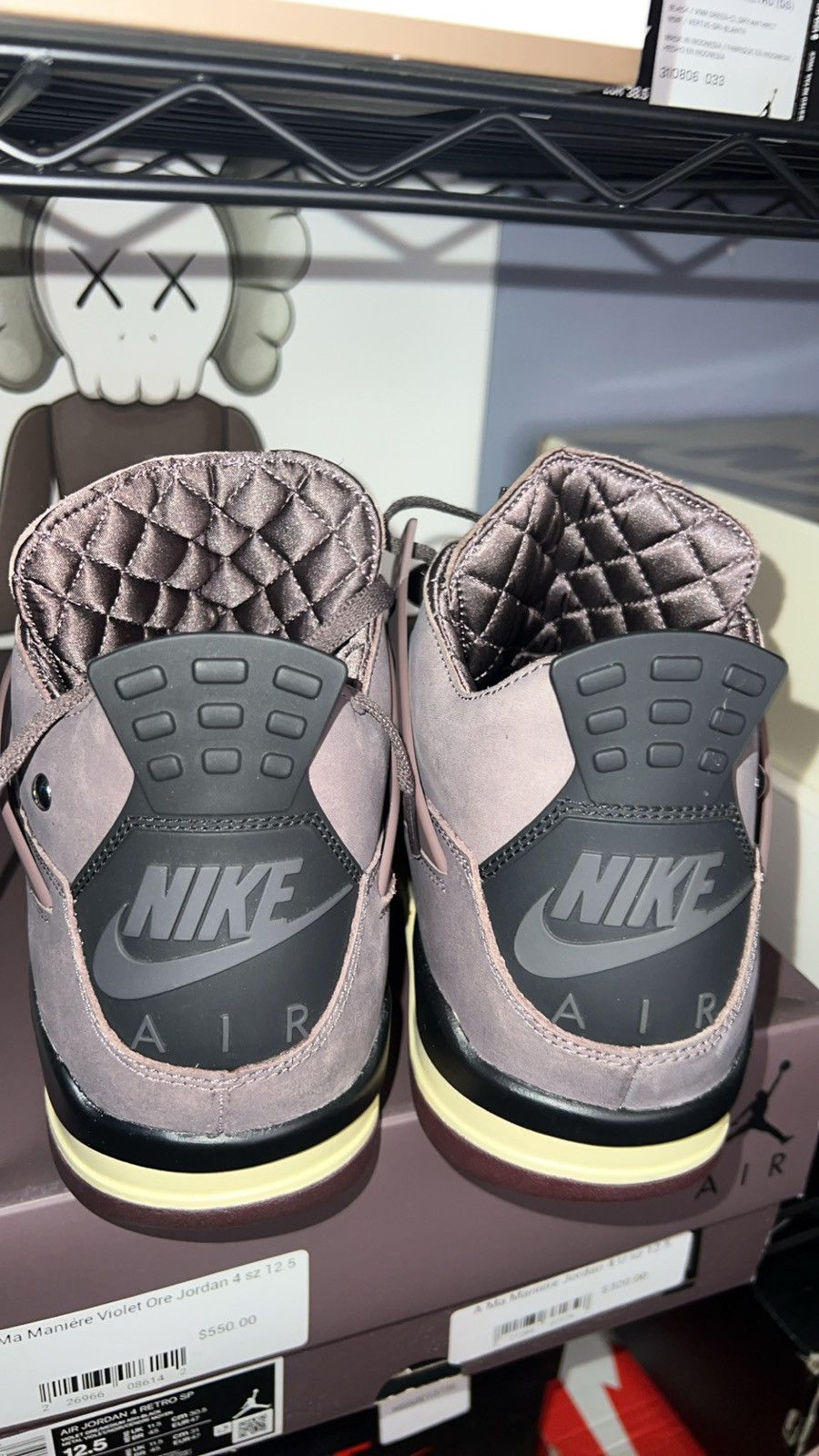 Jordan Brand Jordan 4 a ma violet ore Size US 12.5 / EU 45-46 - 8 Thumbnail