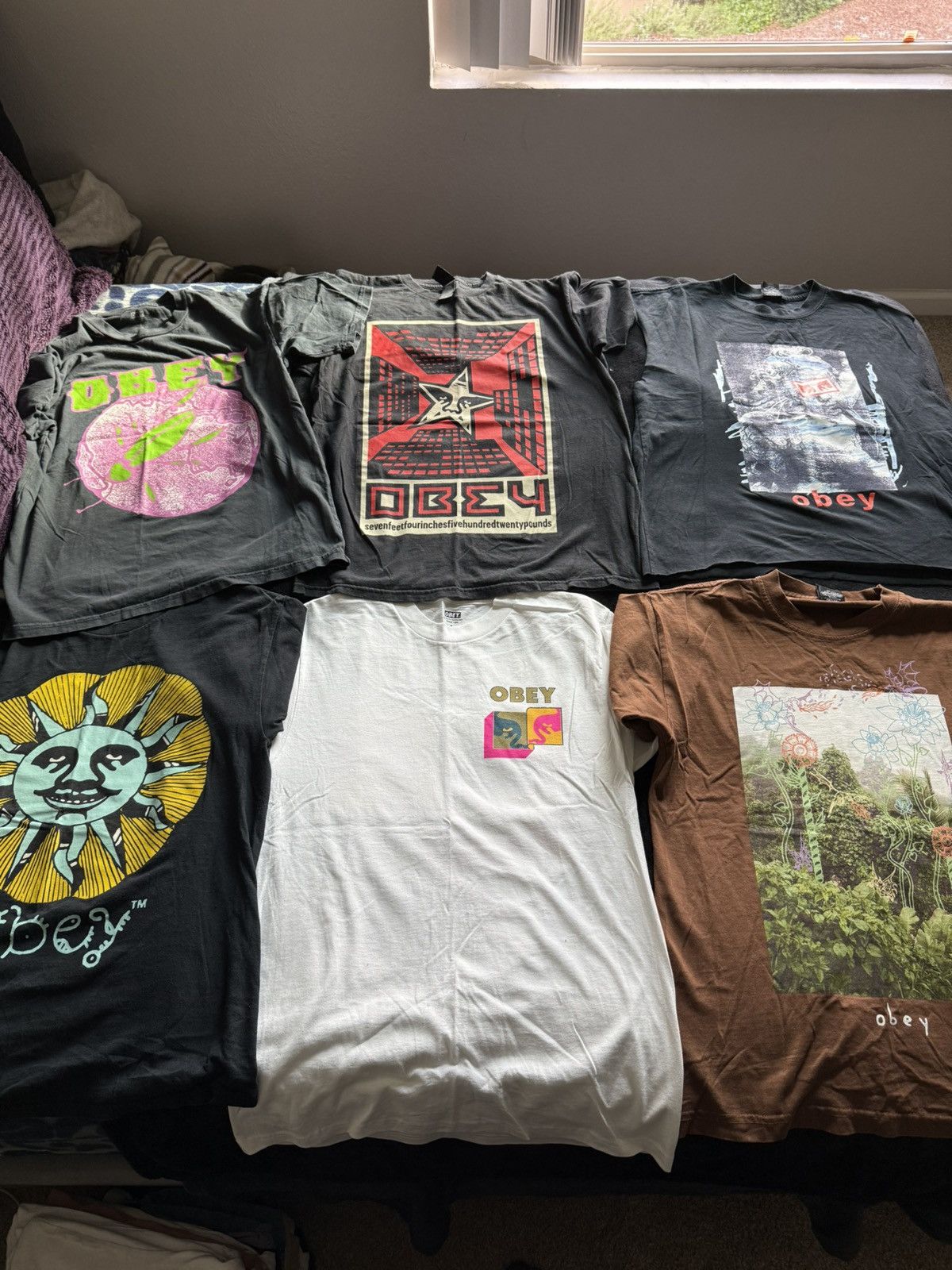 Obey OBEY Graphic Tee Bundle (6 Shirts) Streetwear Lot Mens Size US M / EU 48-50 / 2 - 1 Thumbnail
