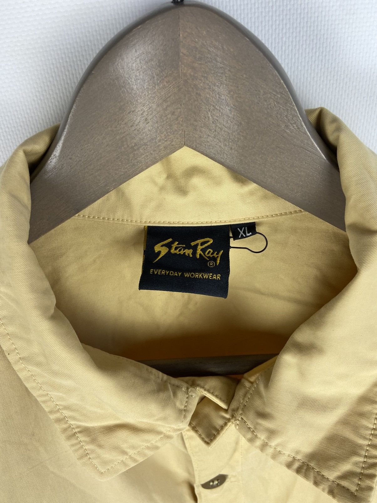 Stan Ray Stan Ray USA Men's Short Sleeve Yellow Button Shirt Sz XL Size US XL / EU 56 / 4 - 3 Thumbnail