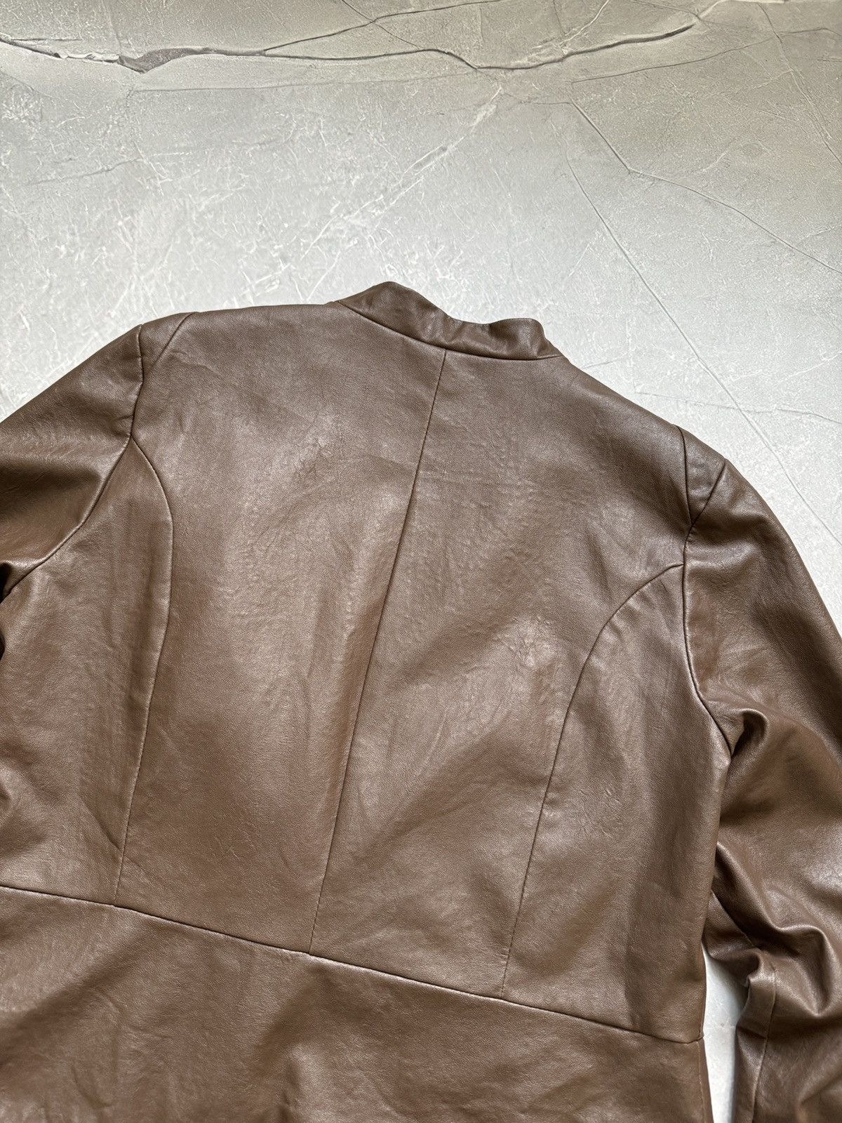 Hysteric Glamour 00s Military Napoleon Leather Blazer Jacket PPFM Style Size L / US 10 / IT 46 - 21 Thumbnail