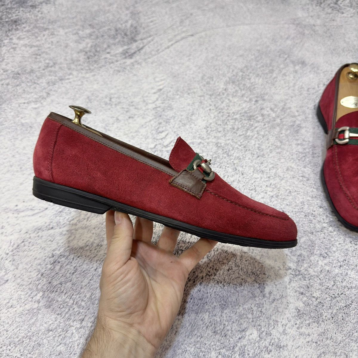 Other Trotters Horsebit Suede Lofers US9 UK8 EU42 27cm Size US 9 / EU 42 - 4 Thumbnail