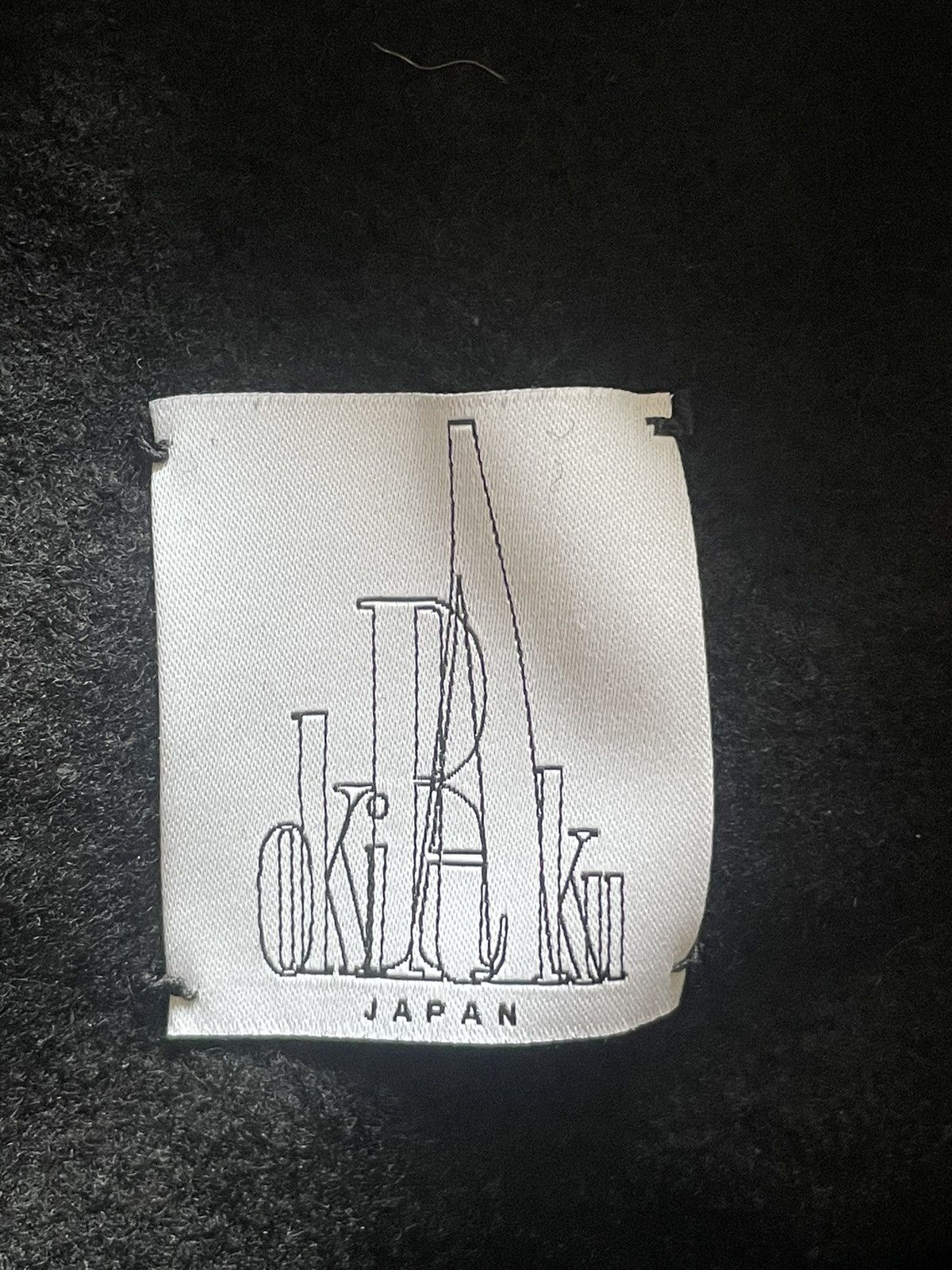Japanese Brand Okiraku Japan Black Shirt Size ONE SIZE - 4 Thumbnail
