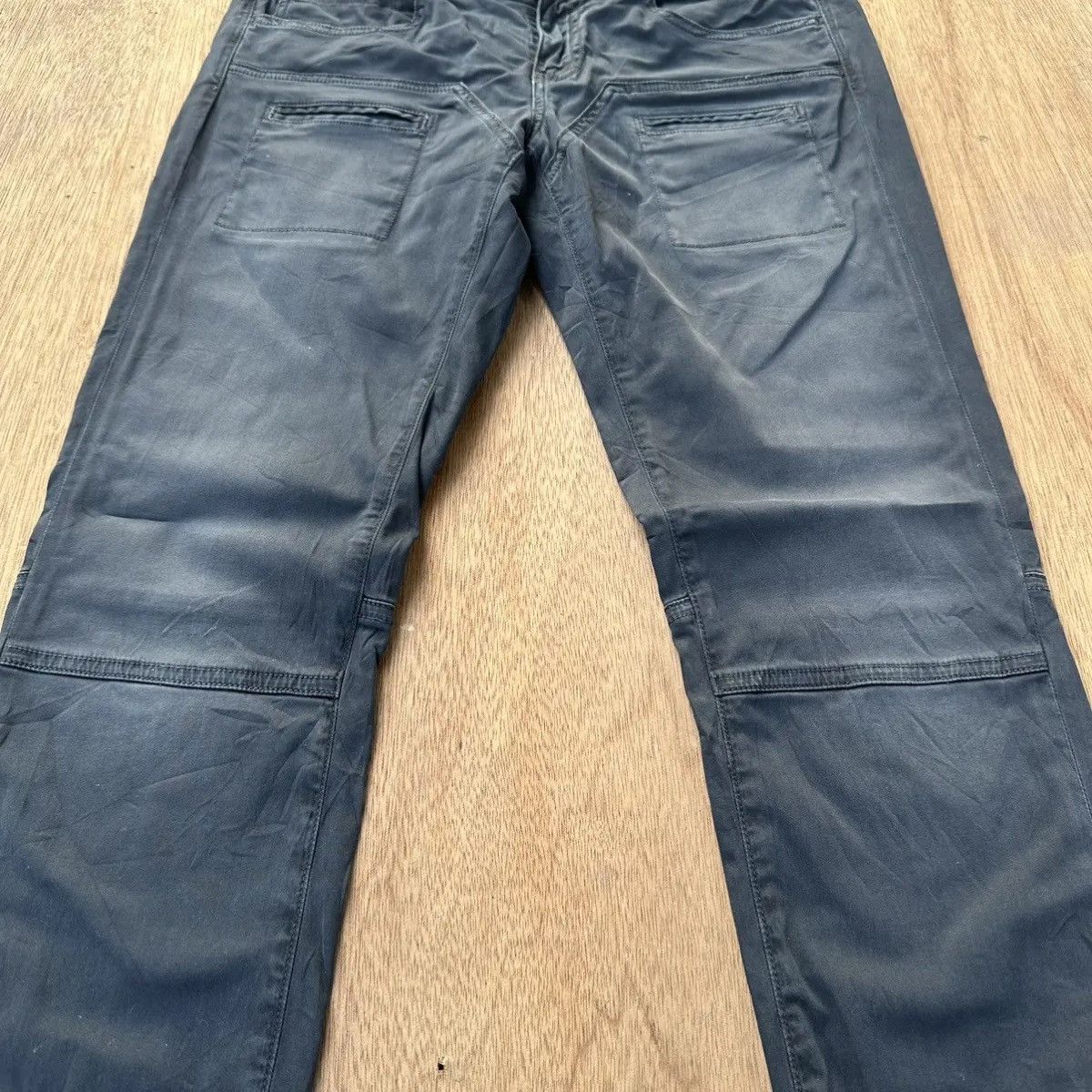 StraightFaded NOTIFY TROUSERS FADED VINTAGE DOUBLE KNEE FADED PANTS W32 Size US 32 / EU 48 - 2 Thumbnail