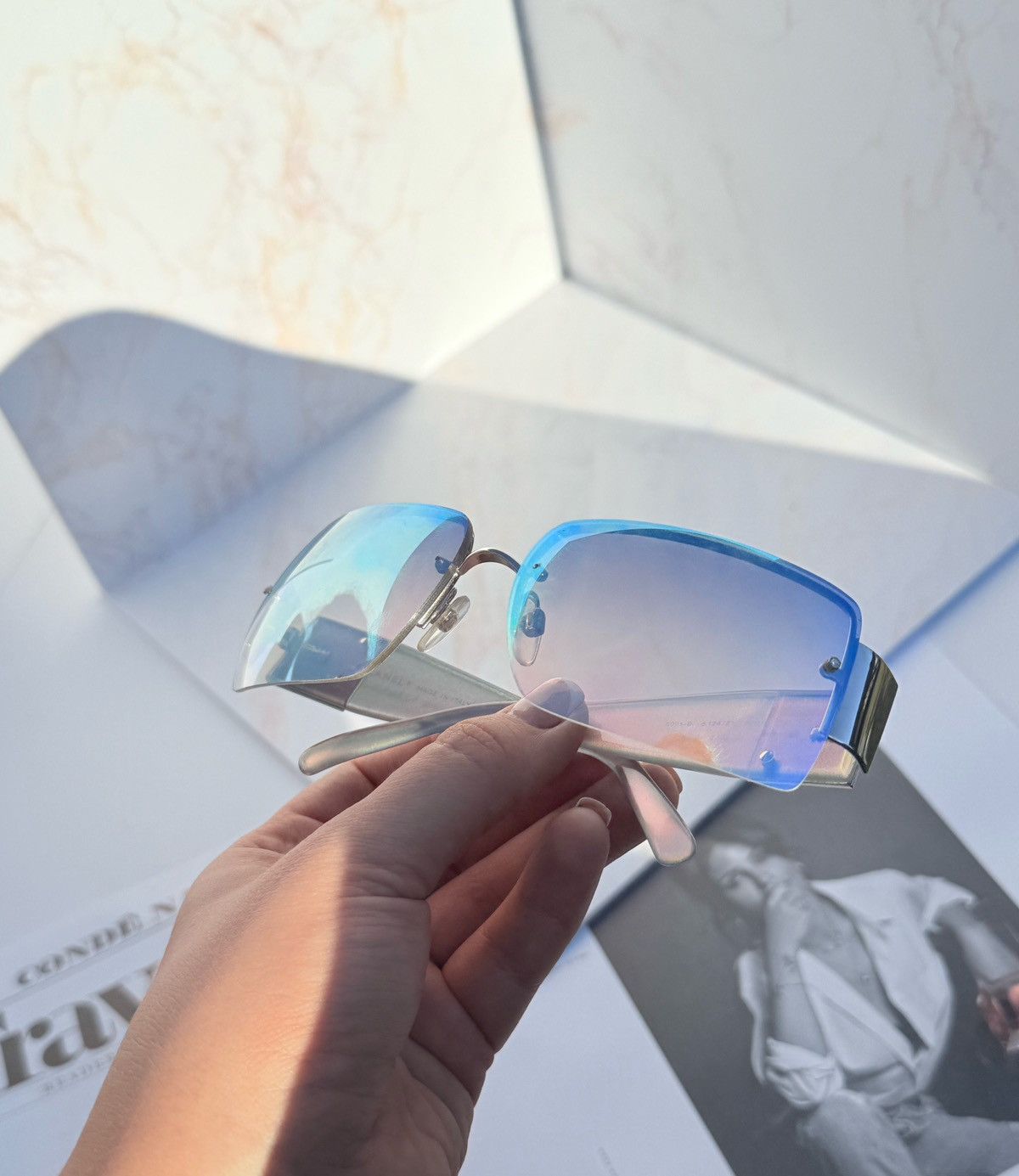 Chanel Chanel rate vintage sunglasses 4095-B Size ONE SIZE - 3 Thumbnail
