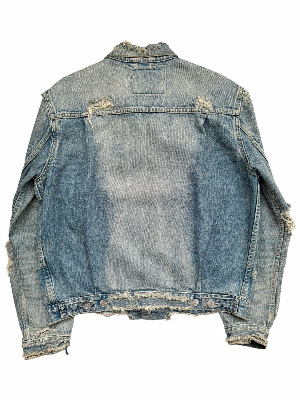 Kenzo × Levi's Kenzo Type II 2 Distressed Destroyed Denim Jacket Size US M / EU 48-50 / 2 - 2 Thumbnail