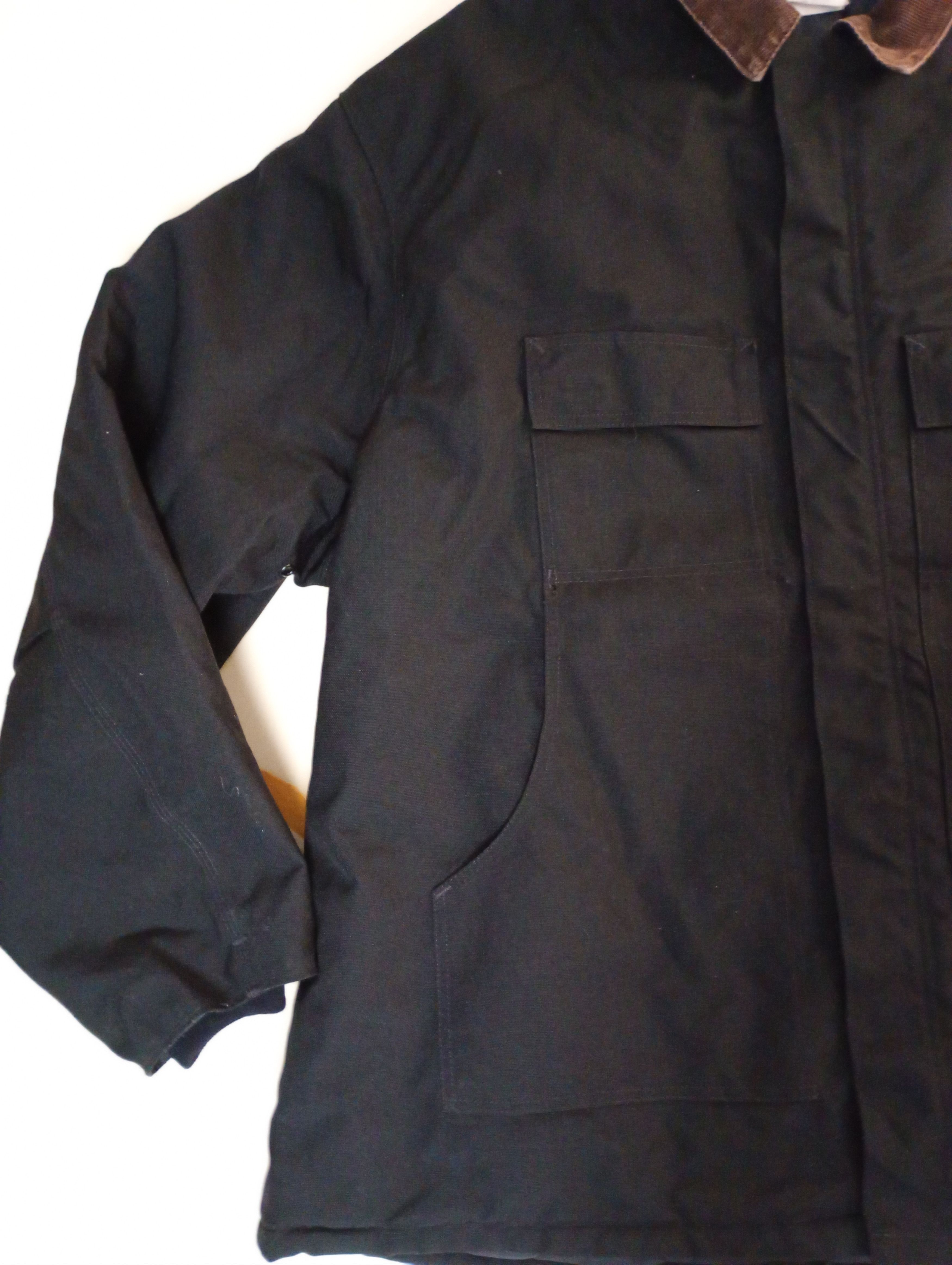 Carhartt Carhartt Quilt Lined Canvas Black Work Jacket Size US XXL / EU 58 / 5 - 9 Thumbnail