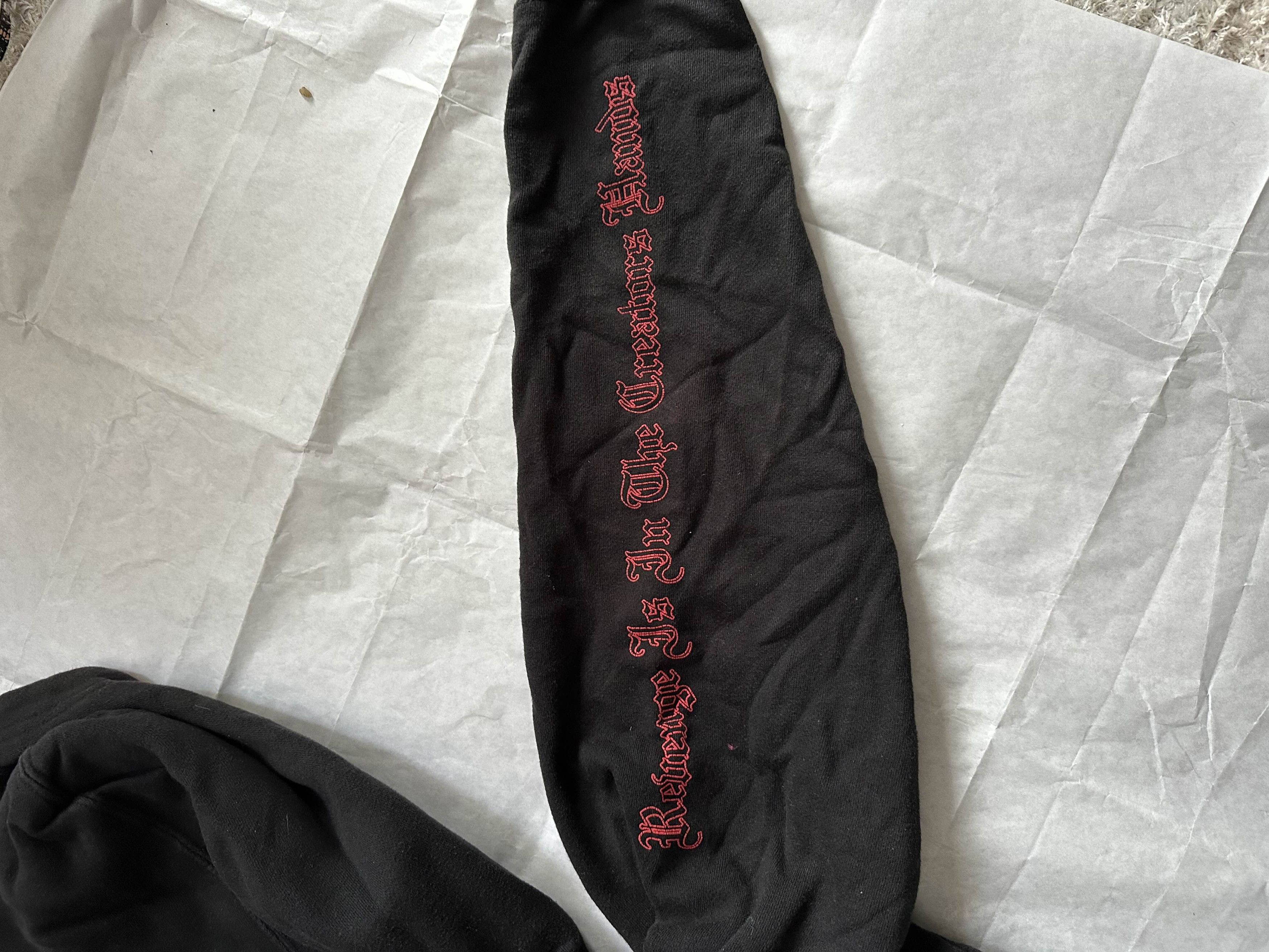 Revenge Black/Red Revenge Archive Hoodie Size US S / EU 44-46 / 1 - 3 Thumbnail