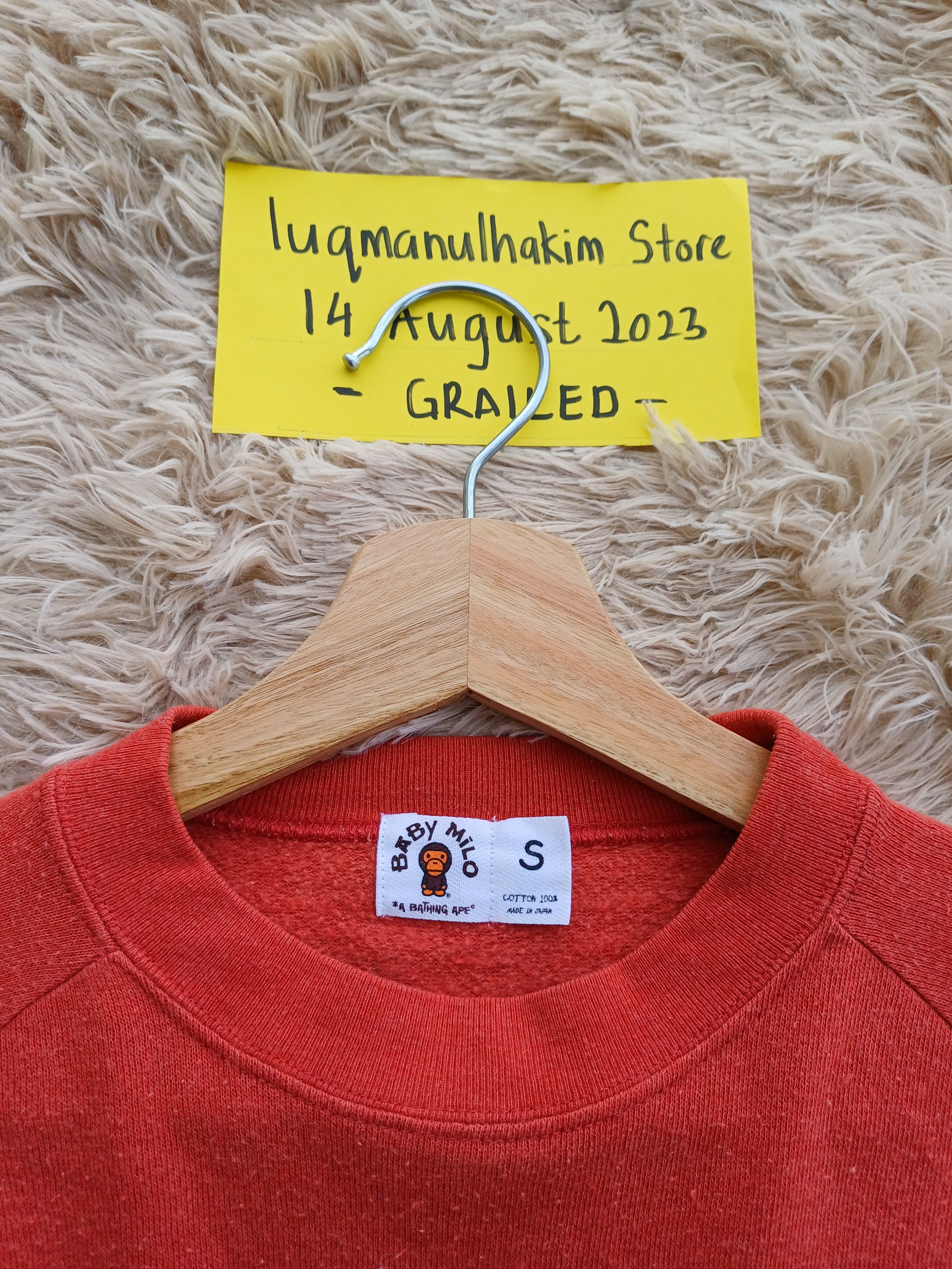 Bape Vintage Baby Milo Crewneck Size US S / EU 44-46 / 1 - 5 Thumbnail
