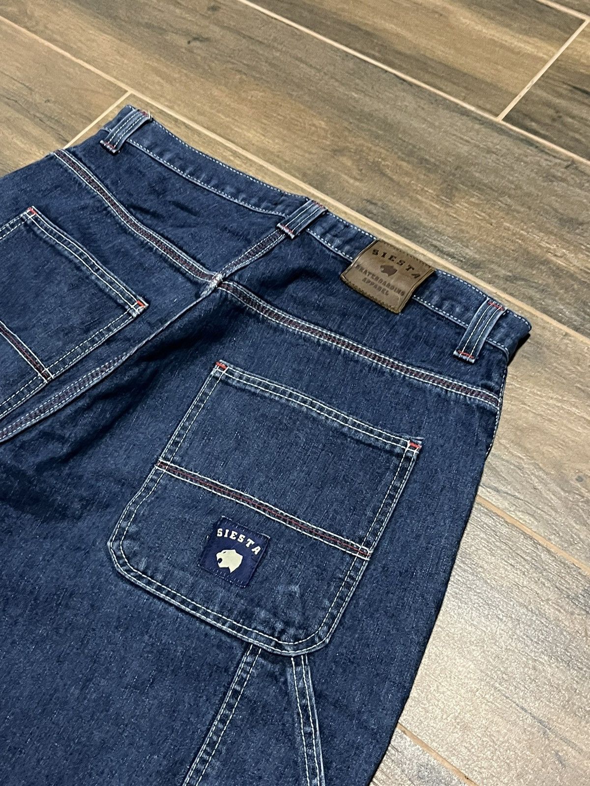 JNCO × Vintage × Wrangler Crazy Vintage Y2K Baggy Carpenter Jorts JNCO Skater Shorts Size US 34 / EU 50 - 4 Thumbnail