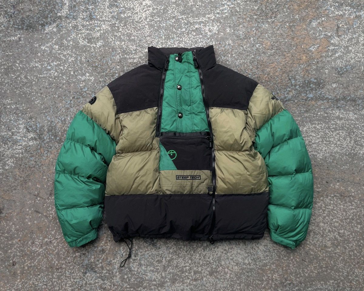 The North Face The north face steeptech olive green down jacket Size US M / EU 48-50 / 2 - 3 Thumbnail