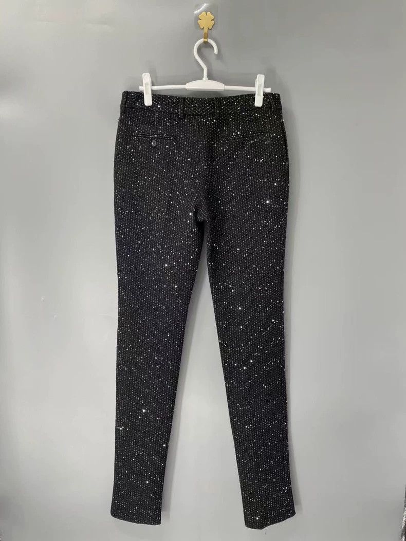 Saint Laurent Paris Saint Laurent Sequin Embellished Straight Pants-2507 Size US 40 / EU 56 - 7 Thumbnail