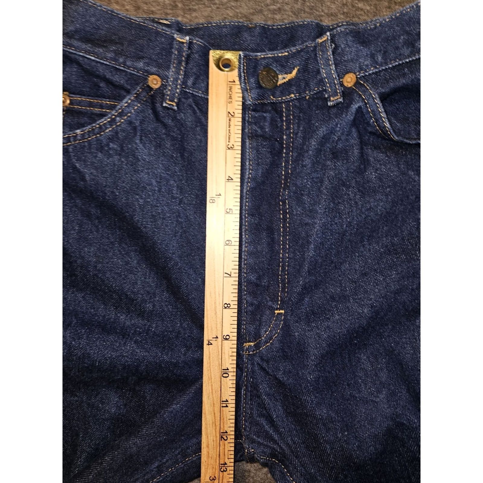 Lee VINTAGE LEE Jeans Women Medium Regular 26 30 High Rise Blue Denim USA 80s 90s Size 32" / US 10 / IT 46 - 4 Thumbnail