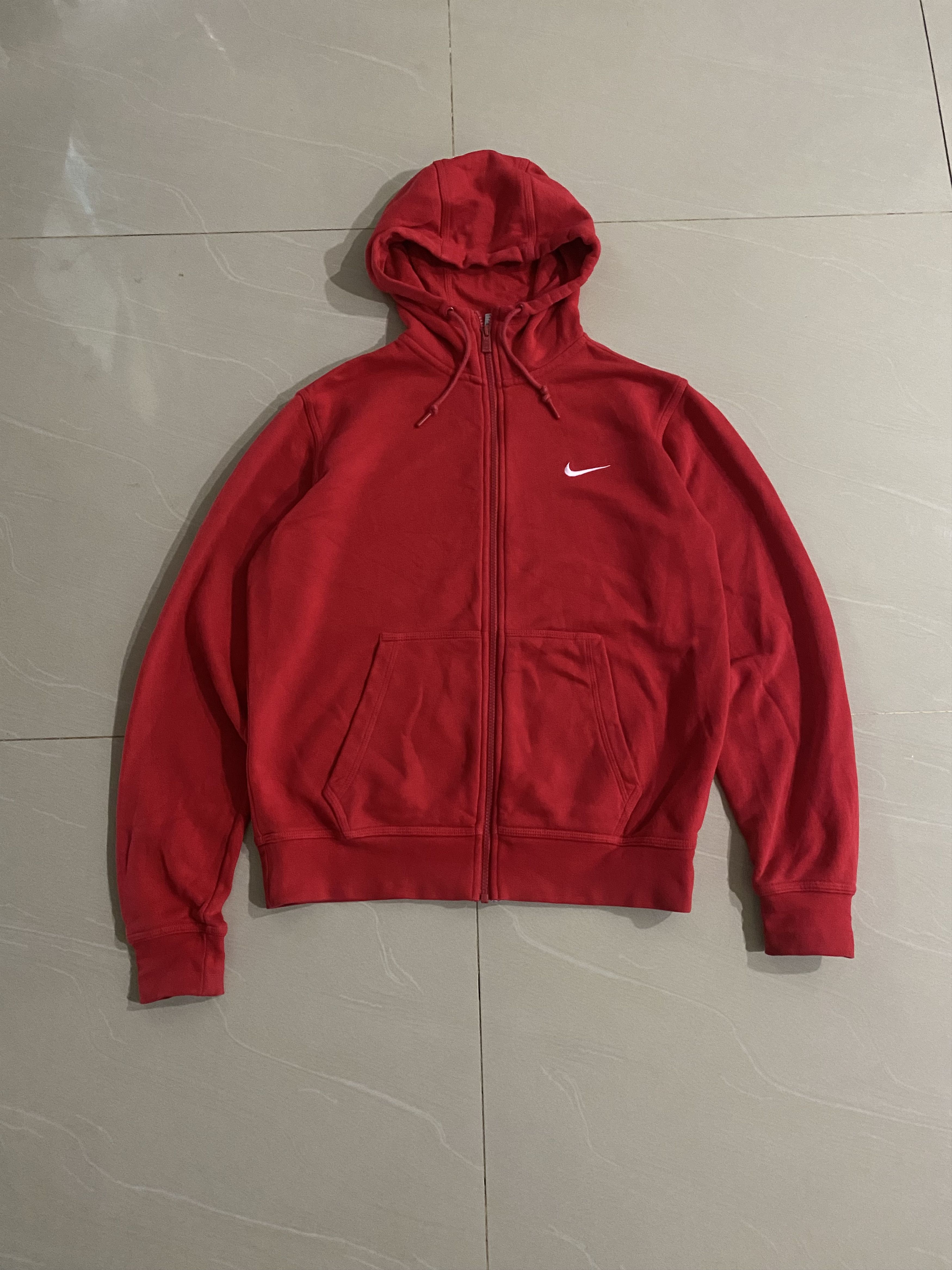 Nike Ziper Hoodie Red