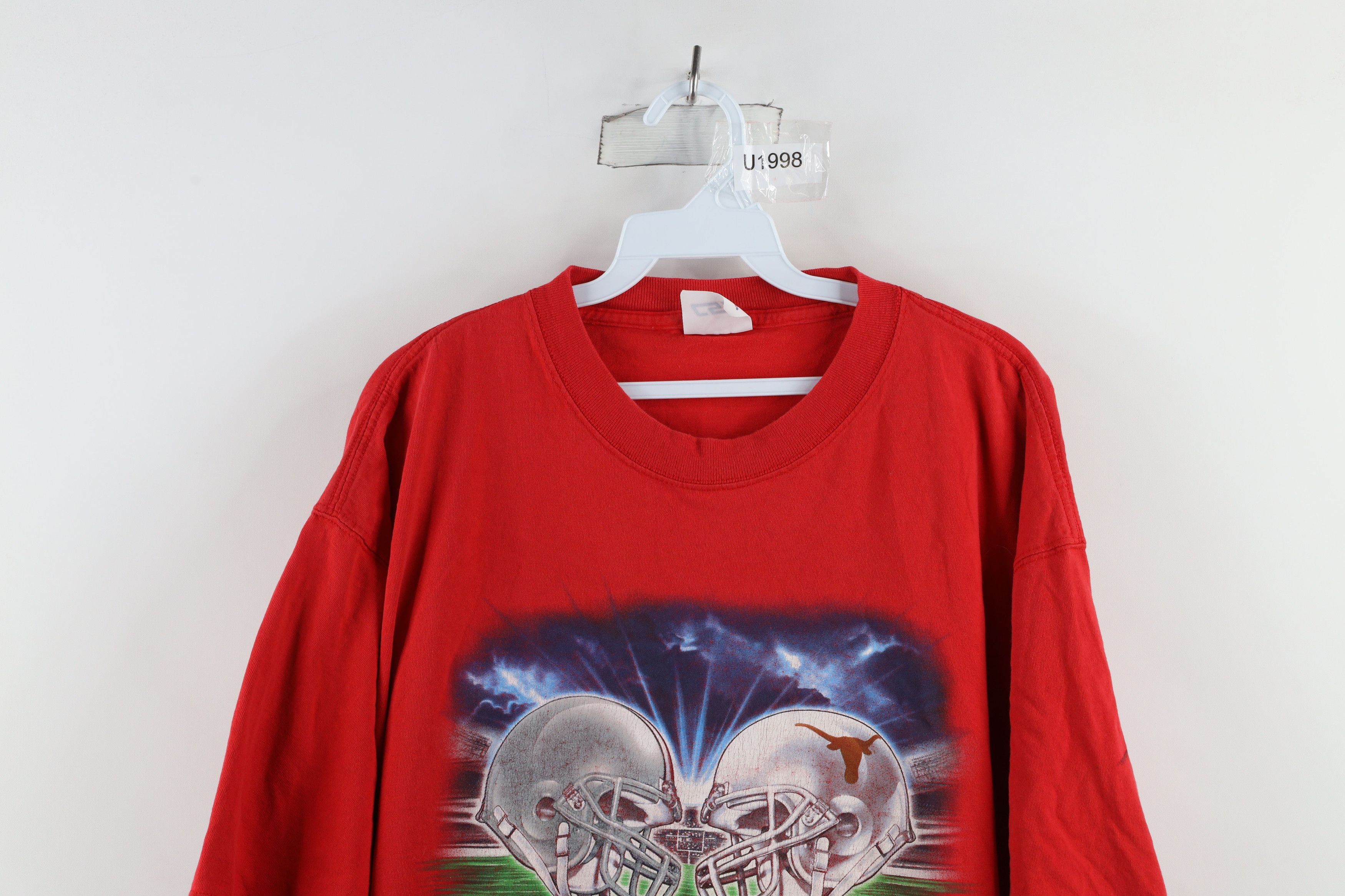 Vintage Vintage University vs University of Texas Football T-Shirt Size US XXL / EU 58 / 5 - 2 Thumbnail