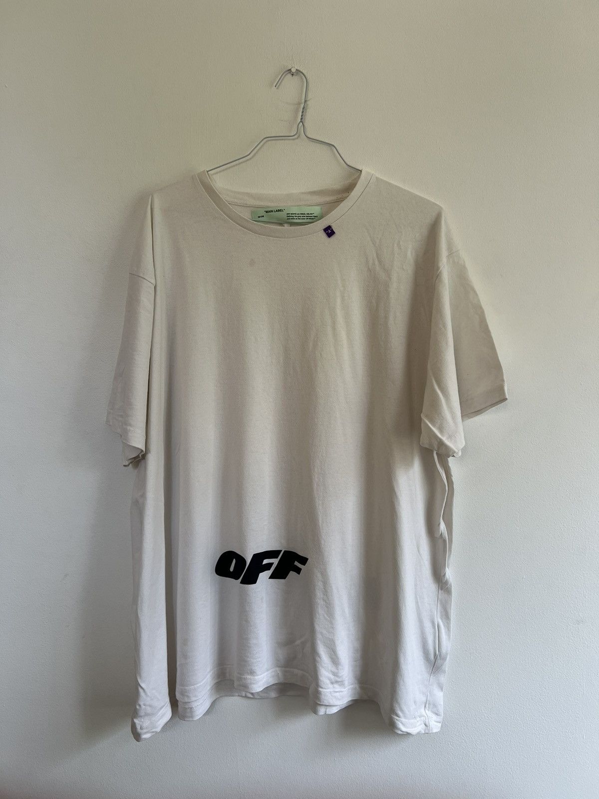 Off-White × Virgil Abloh Off white wings logo TEE Size US XL / EU 56 / 4 - 3 Thumbnail