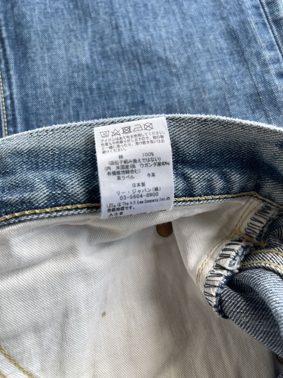 Vintage Vintage Lee Rider Distressed Flare Denim Size US 34 / EU 50 - 10 Thumbnail