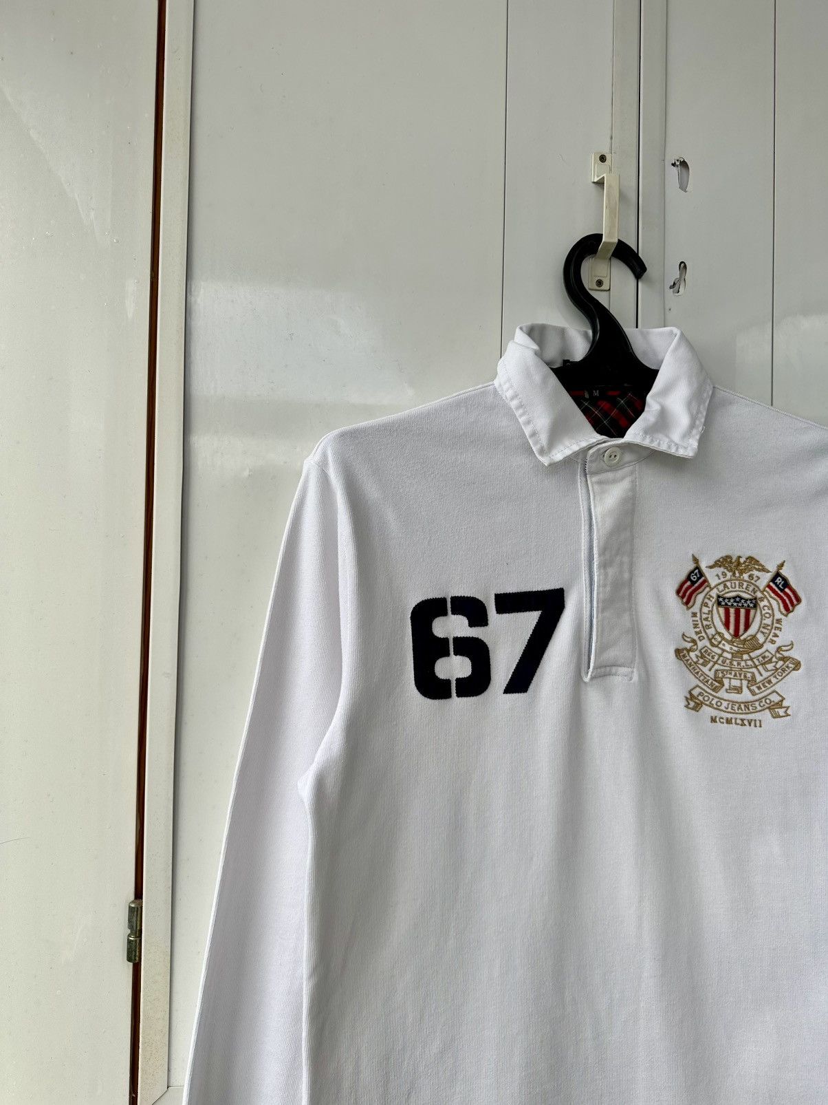 Polo Ralph Lauren Vintage Polo Ralph Lauren USA 67 Rugby Size US M / EU 48-50 / 2 - 3 Thumbnail