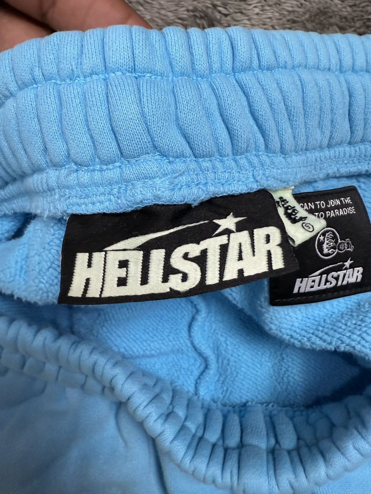 HELLSTAR Hellstar Blue/Black Flame Shorts Size US 28 / EU 44 - 6 Thumbnail