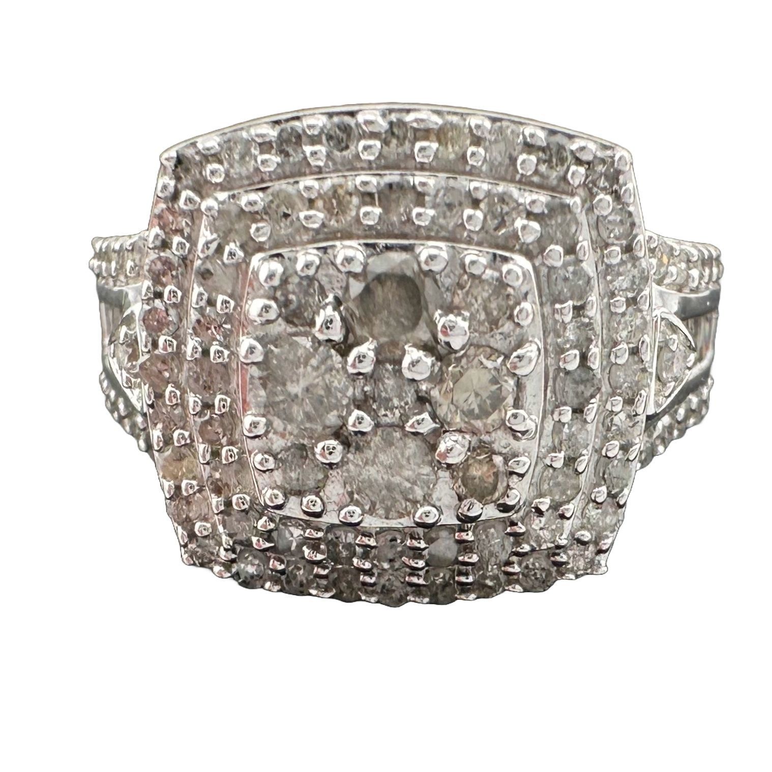 Other Beautiful 1.00 Carat Natural Cushion Cut Diamond Ring - 7.25 Size ONE SIZE - 1 Thumbnail