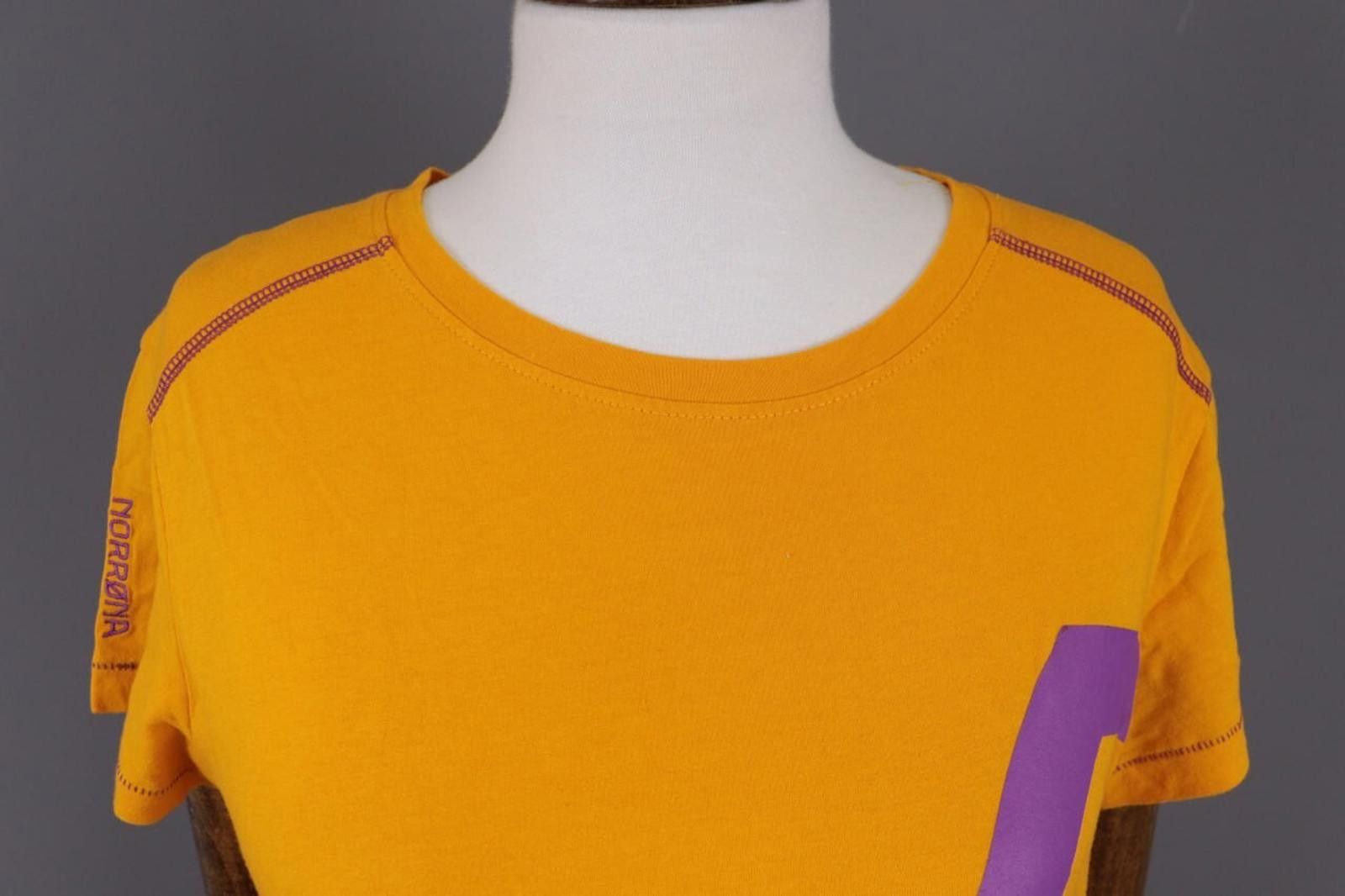 Norrona Norrona Orange Big Logo Top Base Layer T-Shirt Size M Size M / US 6-8 / IT 42-44 - 4 Thumbnail