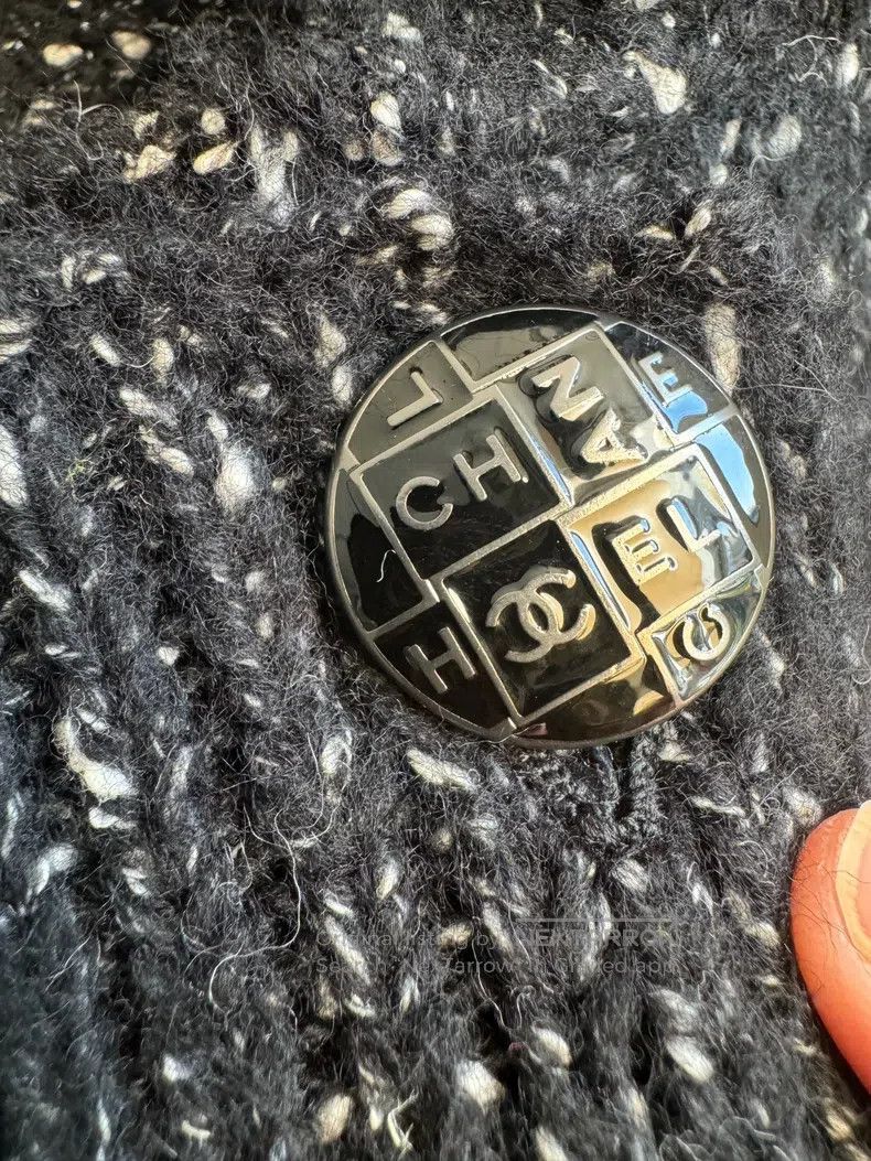 Chanel Chanel 18B Snowflake Pearl Pocket Woollen Waist Jacket Size XXS / US 00 / IT 34 - 5 Thumbnail
