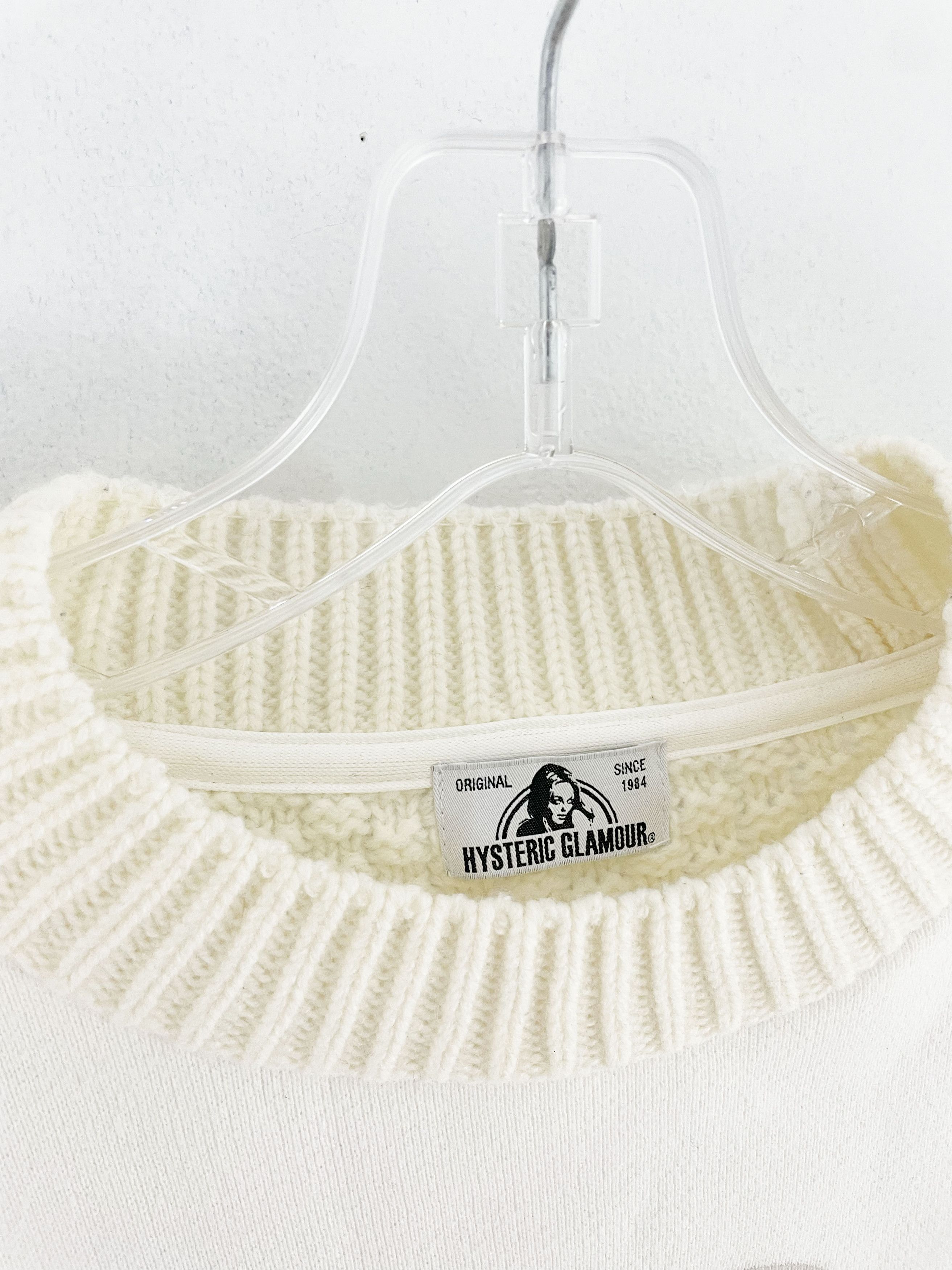 Hysteric Glamour No Future Cableknit Sweater Size US M / EU 48-50 / 2 - 3 Thumbnail