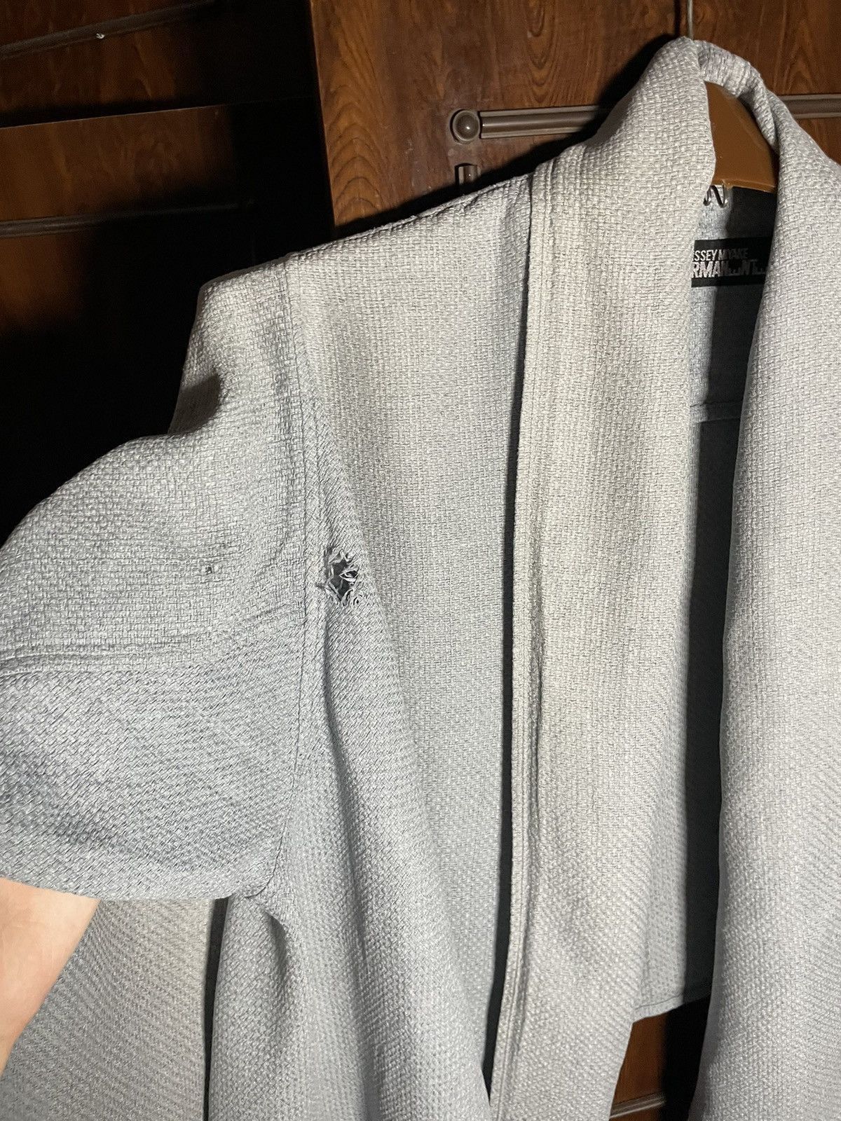 Issey Miyake Archive Issey Miyake Permanente Silk Poncho cape Jacket Size US M / EU 48-50 / 2 - 8 Thumbnail