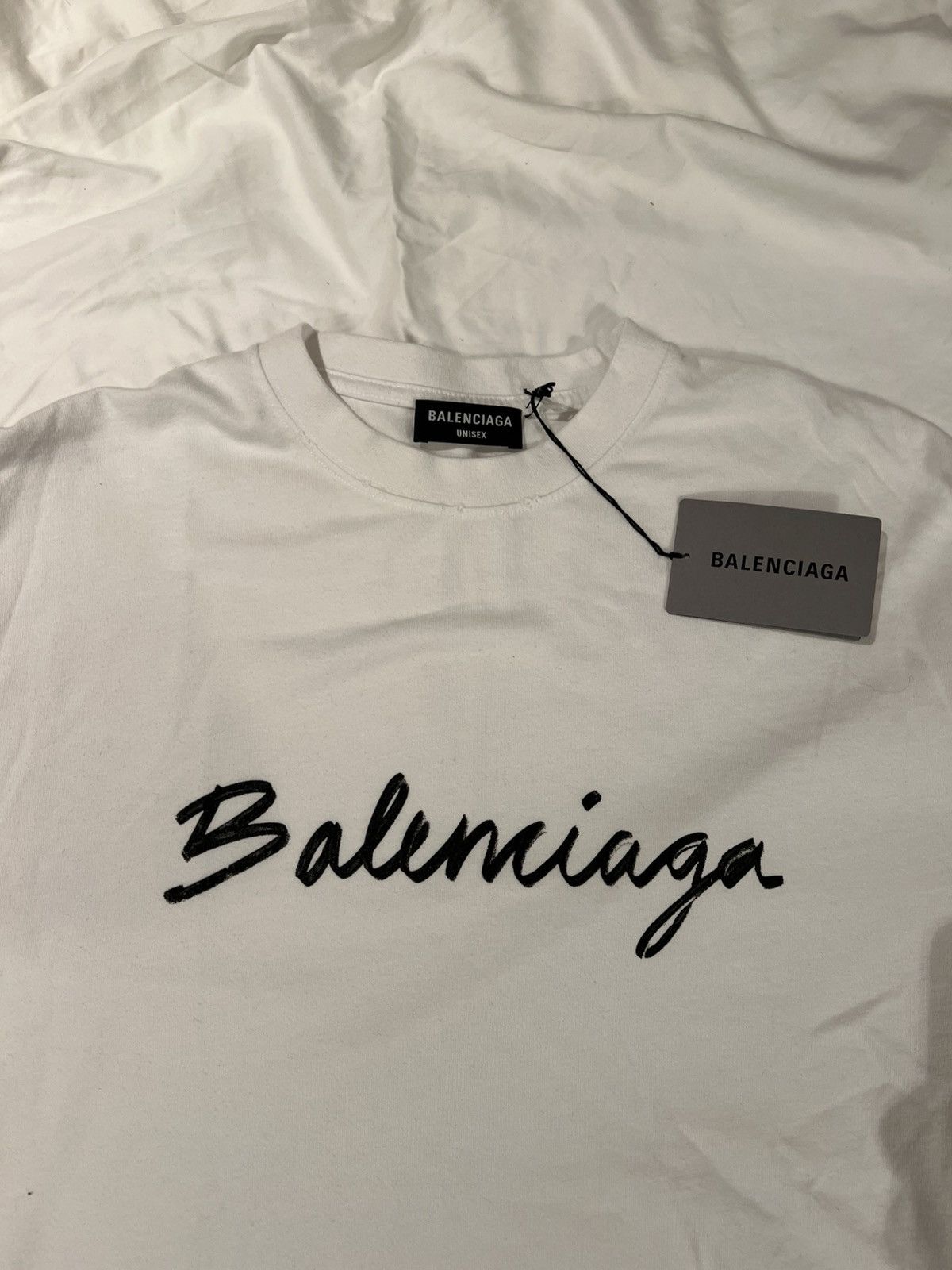 Balenciaga Balenciaga scripted logo t shrit oversized Size US M / EU 48-50 / 2 - 2 Thumbnail