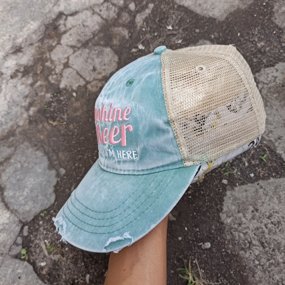 14th Addiction SICK wash distresses hat sunshine & beer Size ONE SIZE - 5 Thumbnail