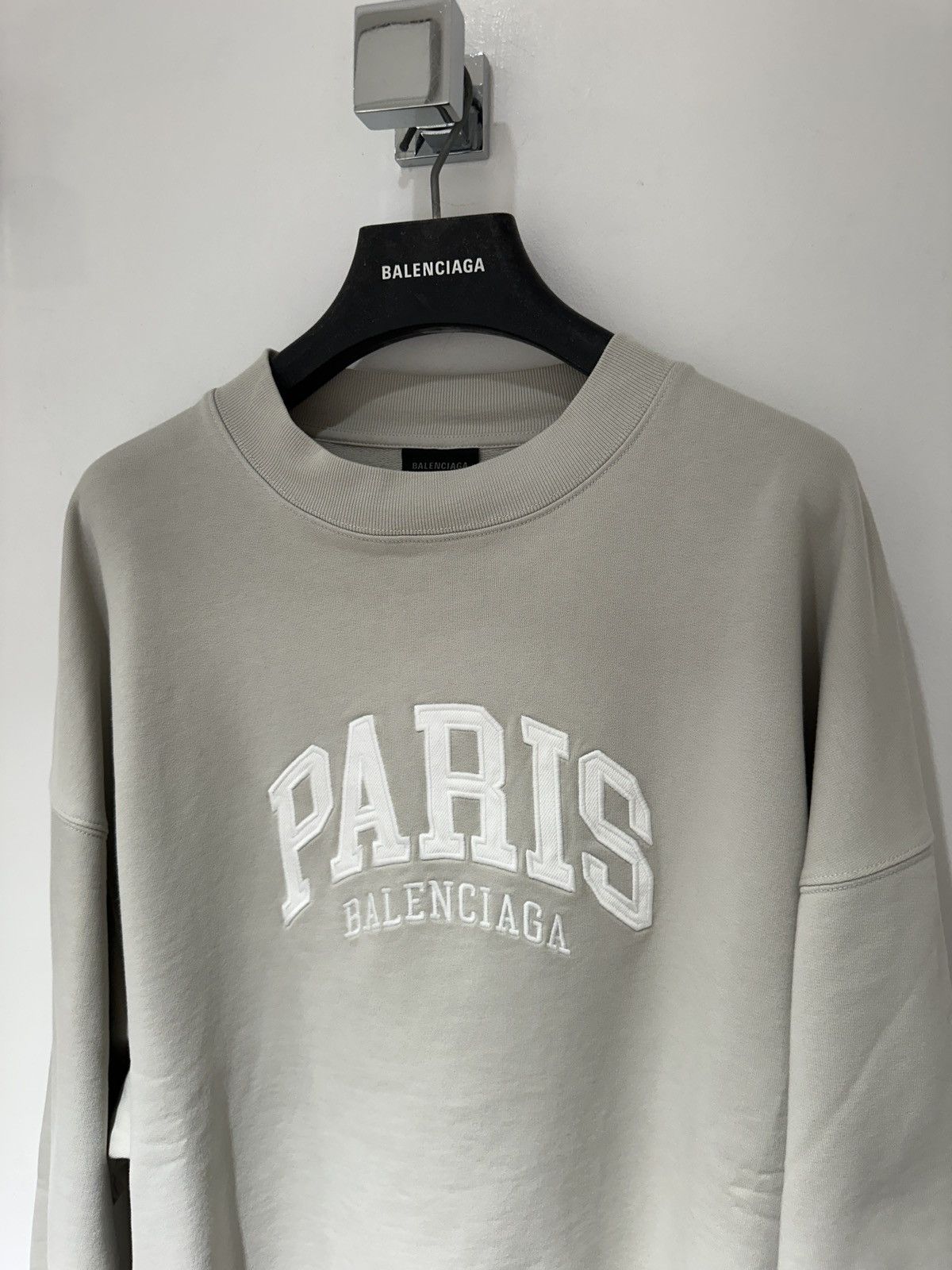 Balenciaga Balenciaga College Logo Sweatshirt Size US L / EU 52-54 / 3 - 3 Thumbnail
