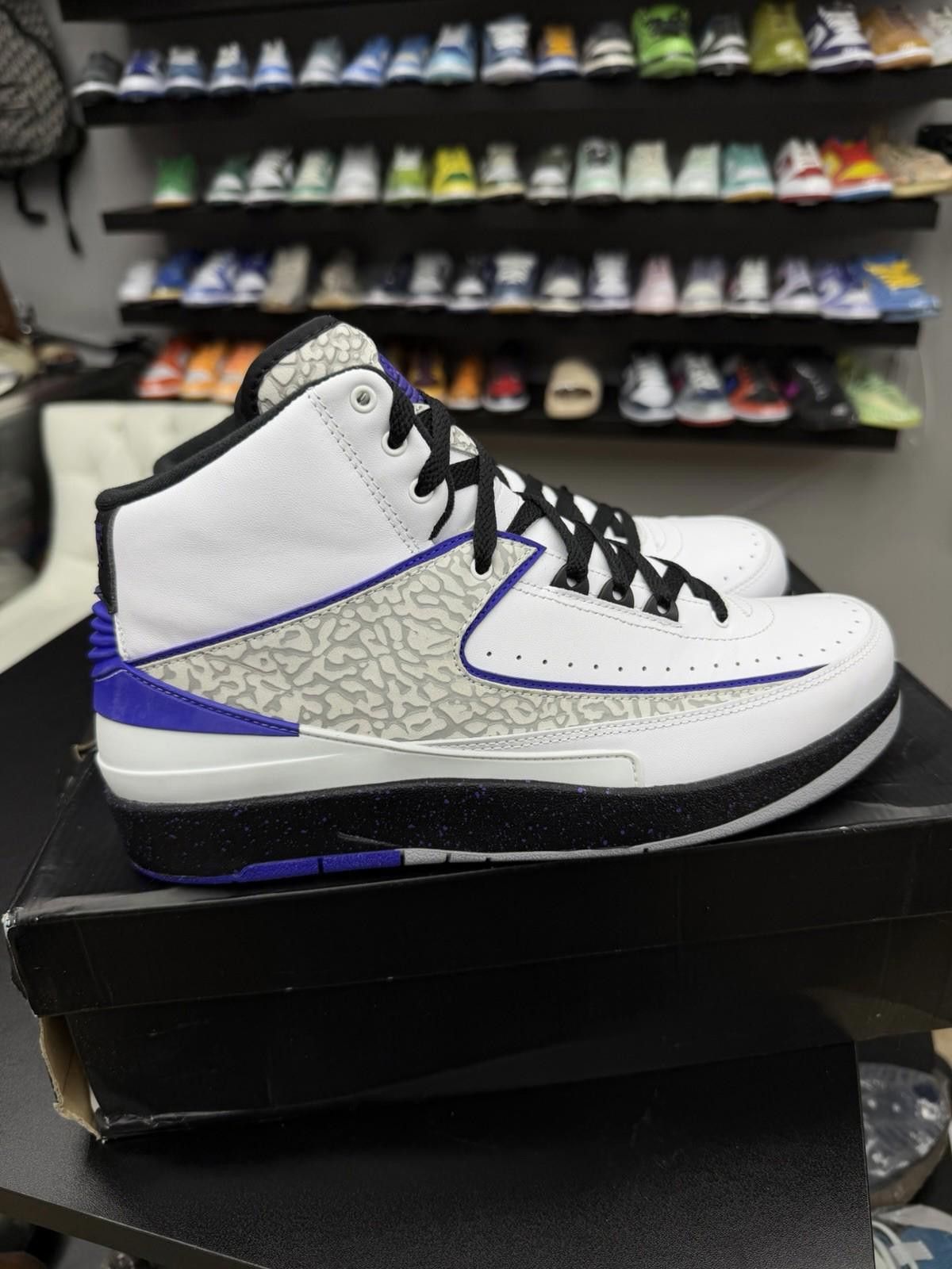 Jordan Brand Jordan 2 Retro Dark Concord (385475-153) Authentic Brand New Size US 10 / EU 43 - 2 Thumbnail