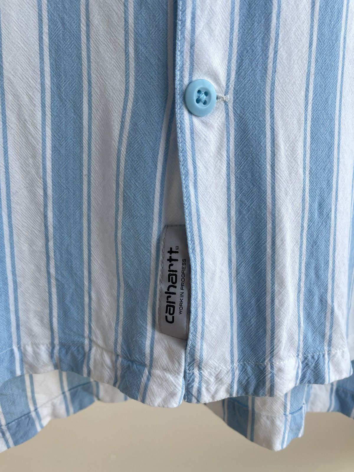 Carhartt Wip Carhartt WIP Viscose Striped Short Sleeve Esper Shirt 2019 Size US M / EU 48-50 / 2 - 10 Thumbnail
