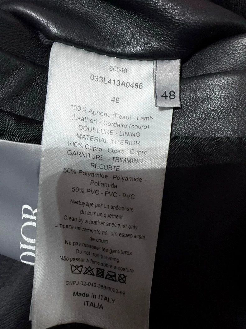Dior Dior Black leather jacket 2503-Nextarrow Size US M / EU 48-50 / 2 - 6 Thumbnail