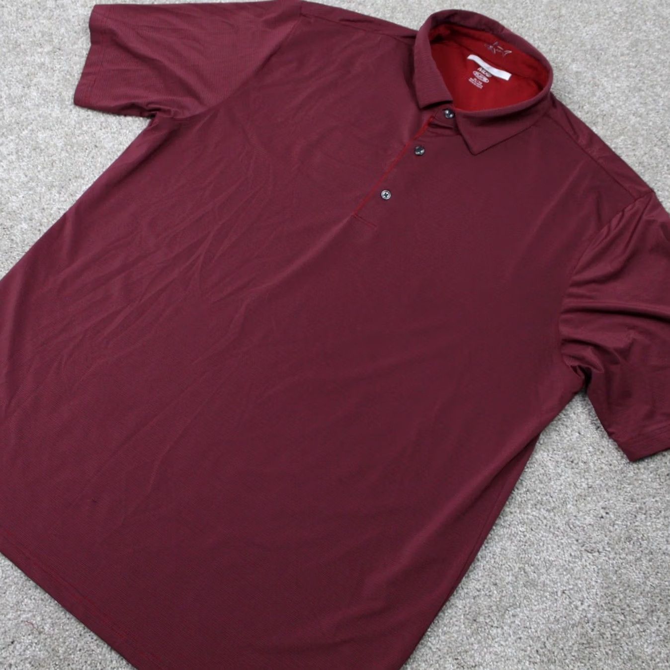 Vintage Greg Norman Polo Shirt Mens XL Red ML75 PlayDRY Poly Stretch Golf Short Sleeve Size US XL / EU 56 / 4 - 3 Thumbnail
