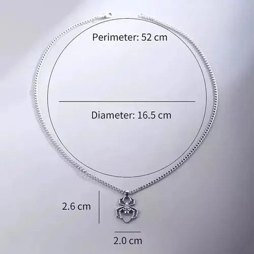 Other Coconal Punk Spider Pendant Chain Necklace Size ONE SIZE - 3 Thumbnail