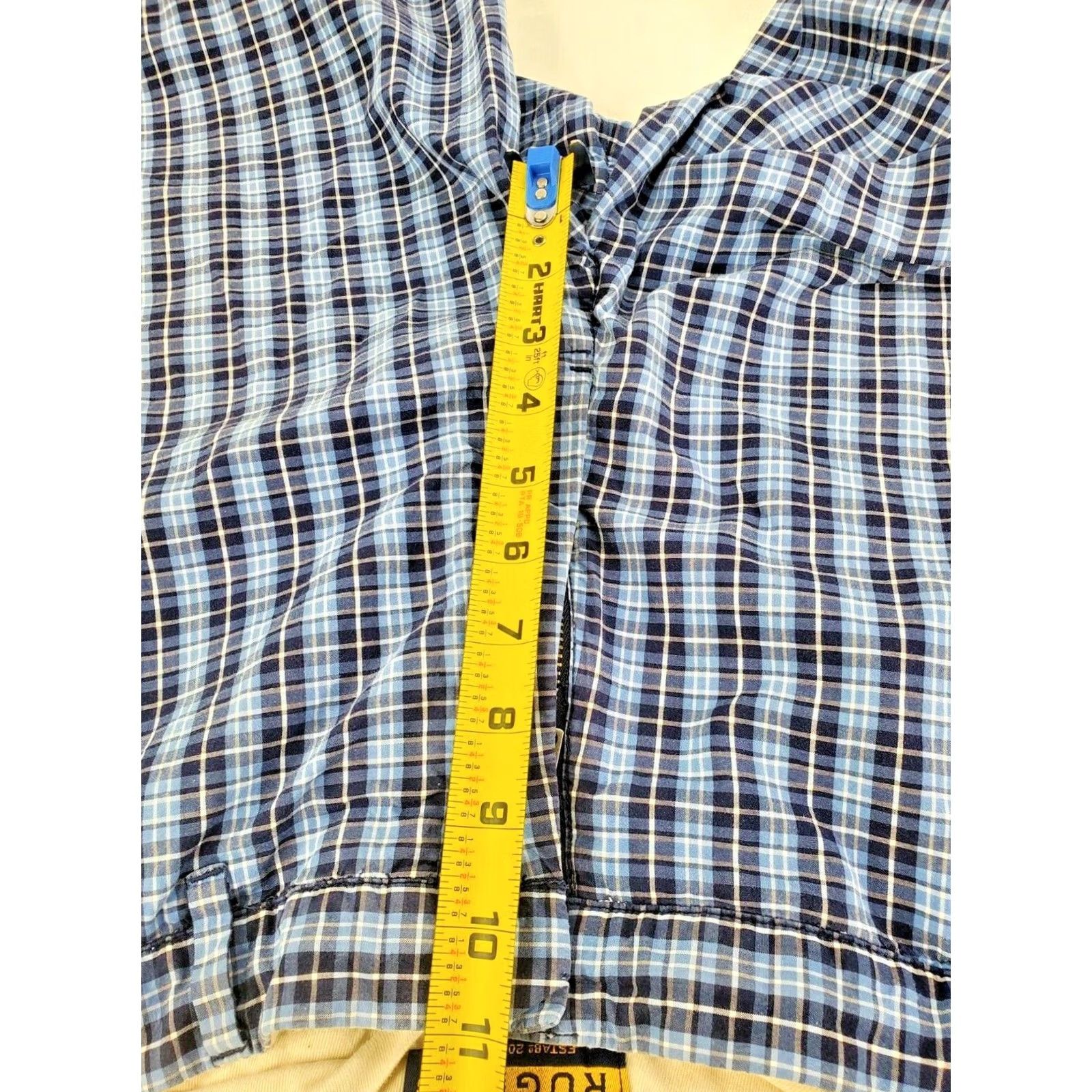 Polo Ralph Lauren Polo Ralph Lauren Blue Check Plaid Shorts Men 36 Bermuda Inseam 9" Rugby Tailored Pocketed Belt Loops Belted Cotton Size US M / EU 48-50 / 2 - 6 Thumbnail