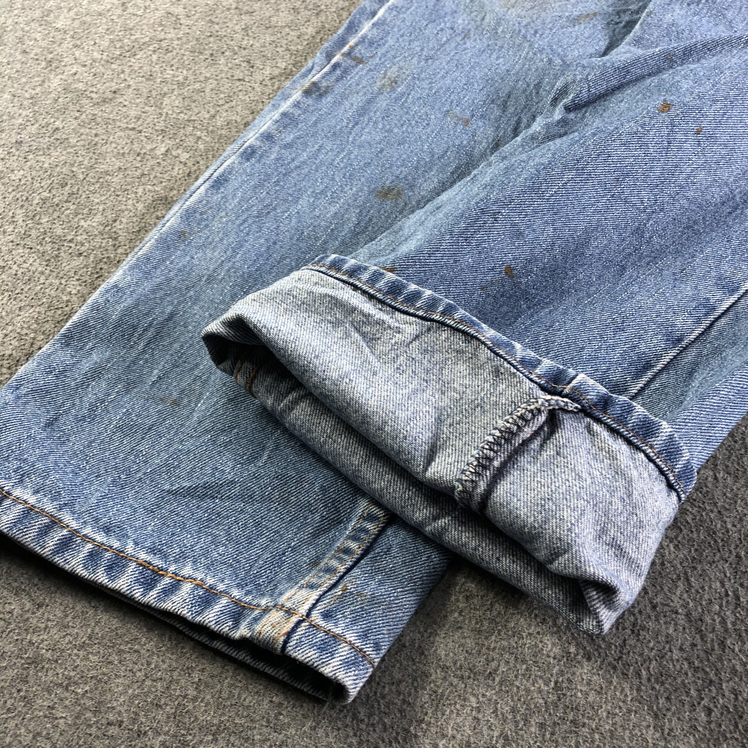 Levi's Vintage Blue Wash Levis 505 Jeans-J4509 Size US 33 - 6 Thumbnail