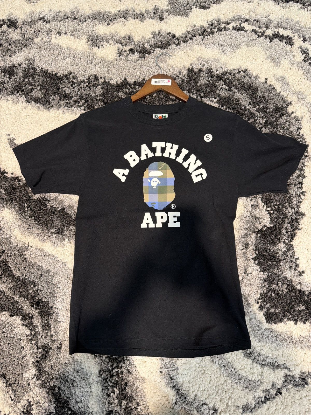 Bape Bape Tee Plaid Bape Face Size-S Size US S / EU 44-46 / 1 - 2 Thumbnail