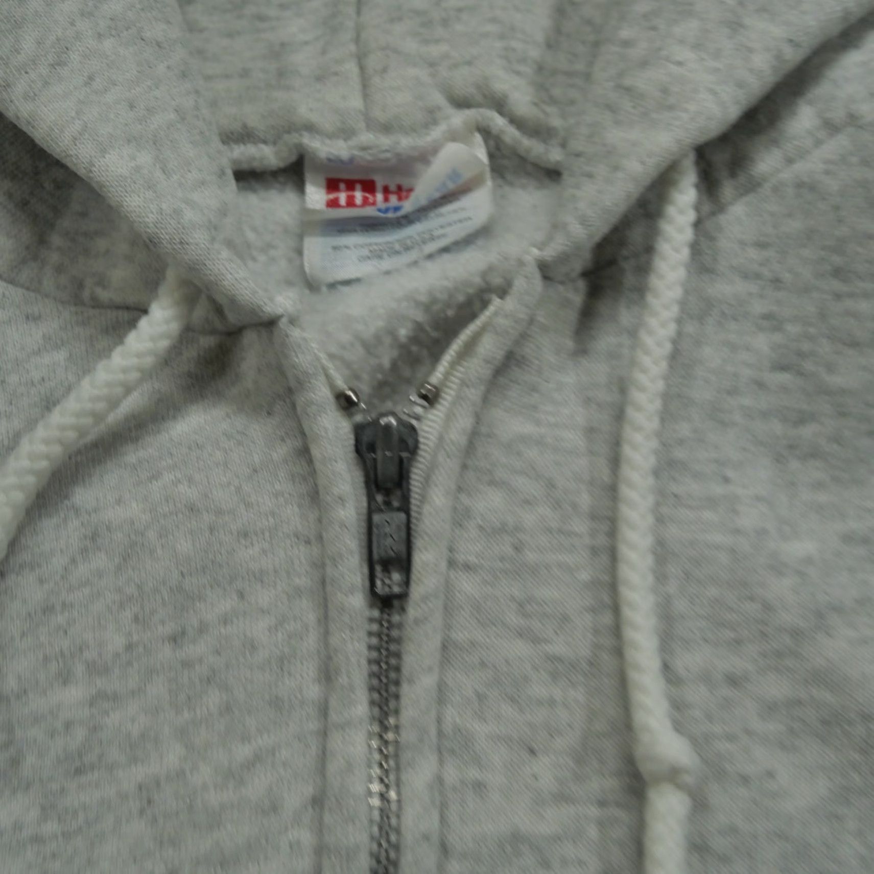 Hanes VINTAGE Hanes Hoodie Adult Mens XL Gray 90s Full Zip Size US XL / EU 56 / 4 - 6 Thumbnail