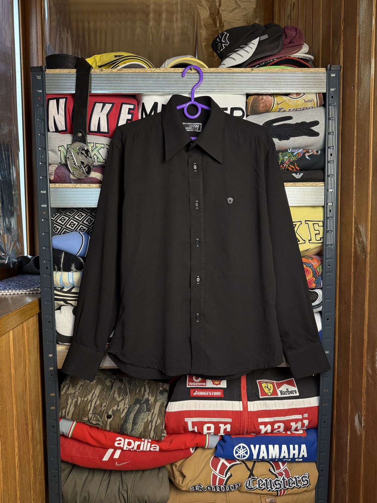 Vintage Gianni Versace Black Shirt