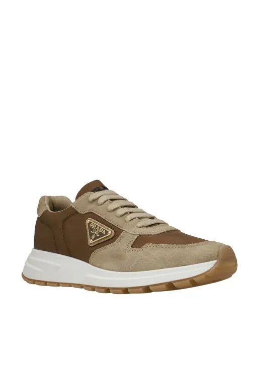 Prada os11x0625 Low Top Sneakers in Brown/Beige Size US 9 / EU 42 - 2 Thumbnail