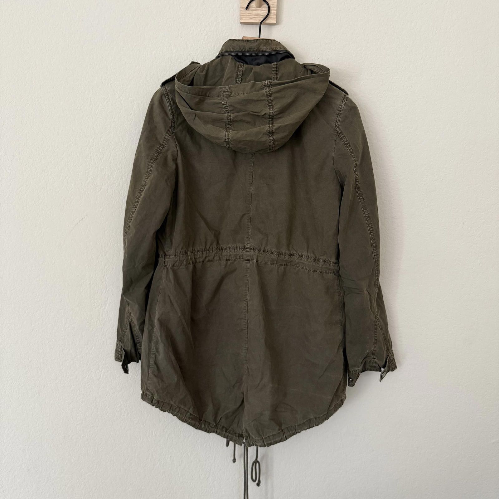 Levi's Levis Jacket Women's S Green Adjustable Hood Size S / US 4 / IT 40 - 4 Thumbnail