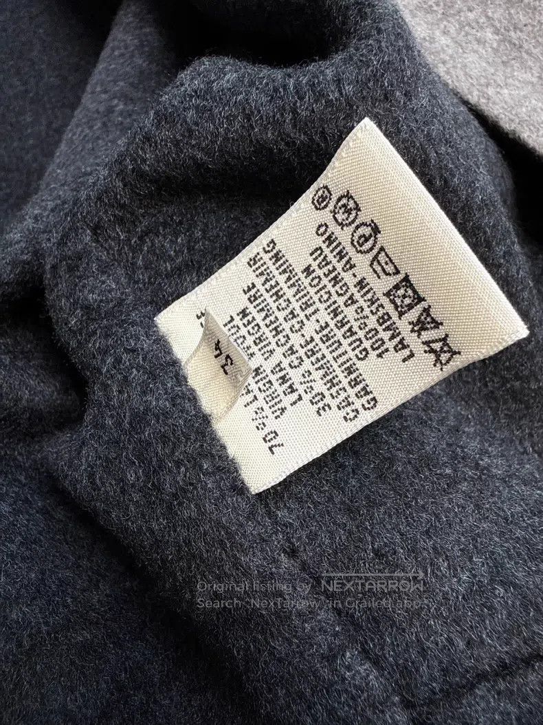 Hermes Hermes Grey with Dark Grey Lining, One Button Hooded, Belt Size XXS / US 00 / IT 34 - 7 Thumbnail