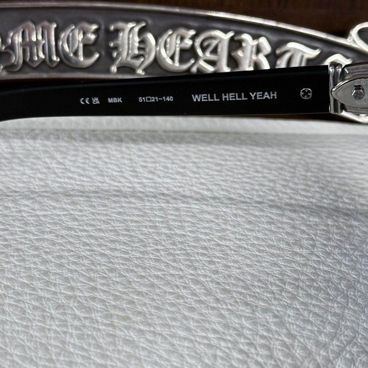 Chrome Hearts Chrome Hearts WELL HELL YEAH 1/1 ‘Oceans Depth’ Sunglasse Size ONE SIZE - 6 Thumbnail