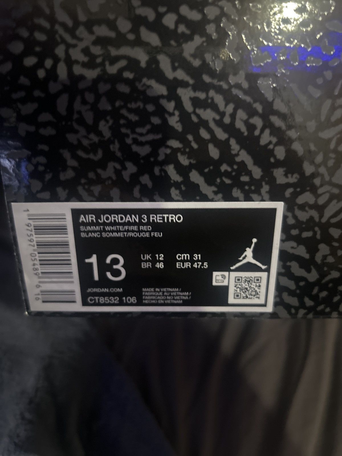 Jordan Brand Air Jordan 3 Size US 13 / EU 46 - 2 Thumbnail
